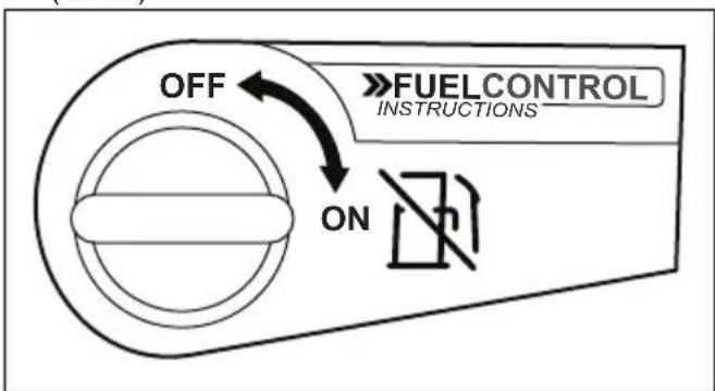 HUSQVARNA ST 330 - Pour utiliser l'interrupteur de carburant - 1
