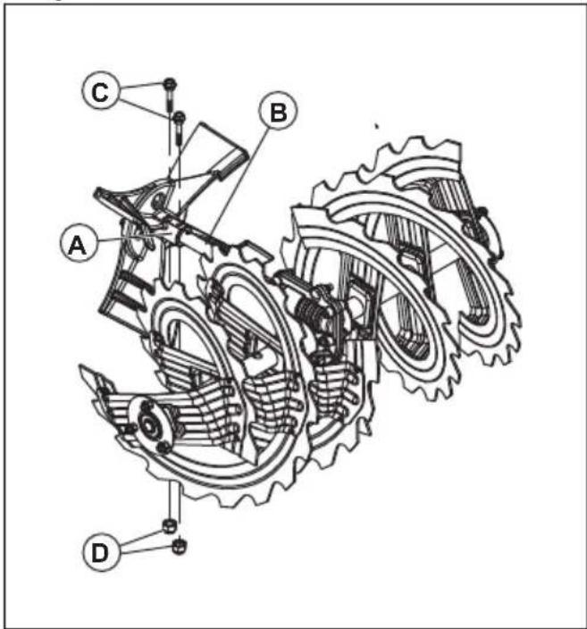 HUSQVARNA ST 330 - To replace the impeller shear pins - 2