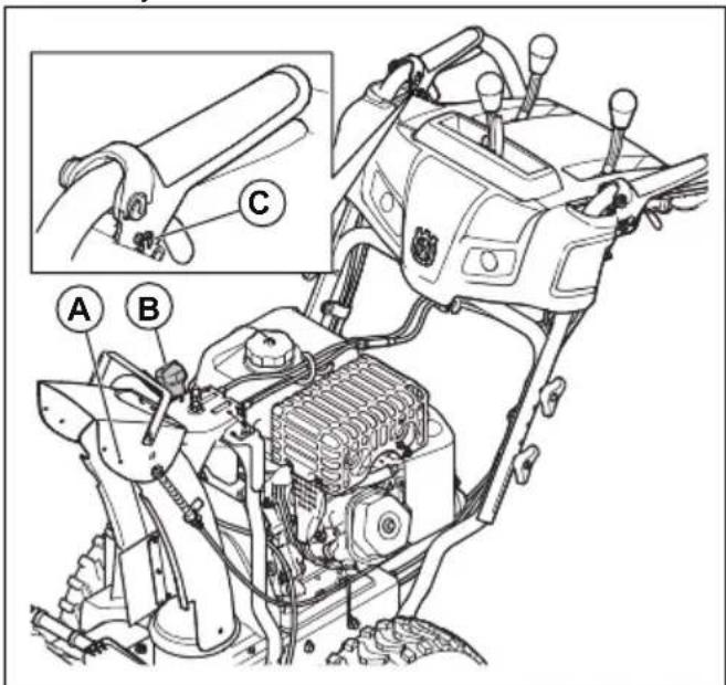HUSQVARNA ST 330 - To lubricate the product - 1