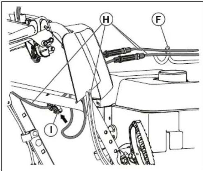 HUSQVARNA ST 330 - So installieren Sie das Leitblech für die Auswurfschüte und den Kopf der Auswurfschüttendrehung - 2