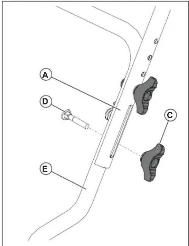 HUSQVARNA ST 330 - To install the handle - 3