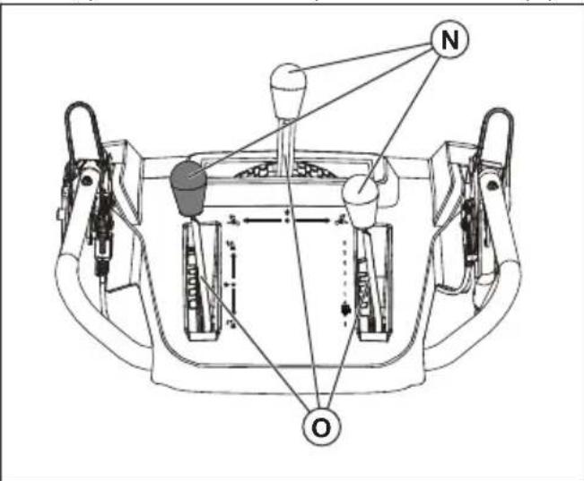 HUSQVARNA ST 330 - Instalacion del control remot del deflector del conduc - 2