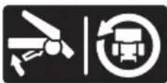 HUSQVARNA ST 427T - Symbole auf dem Gerät - 19