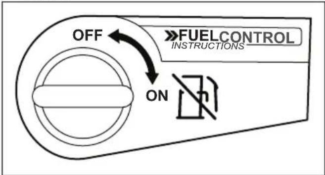 HUSQVARNA ST 427T - To use the fuel switch (for ST 424/427/430 only) - 1