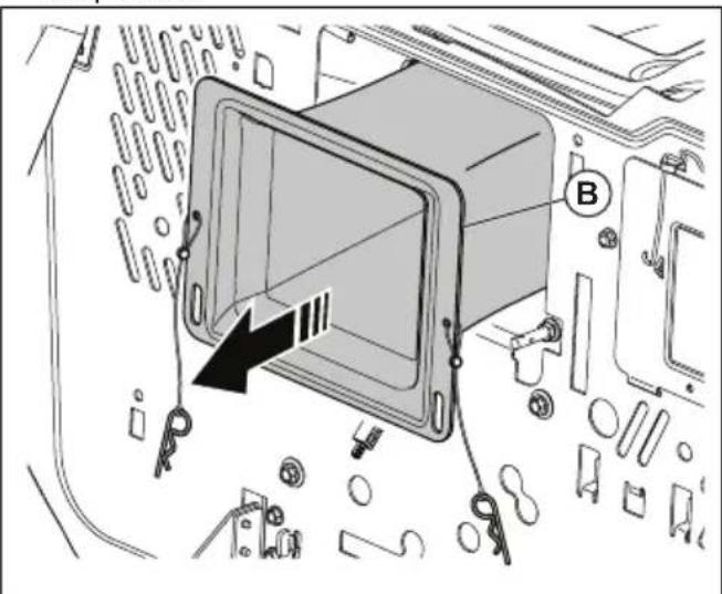 HUSQVARNA TC 242TX - Rimozione e installmente dello scivolo centrale - 2