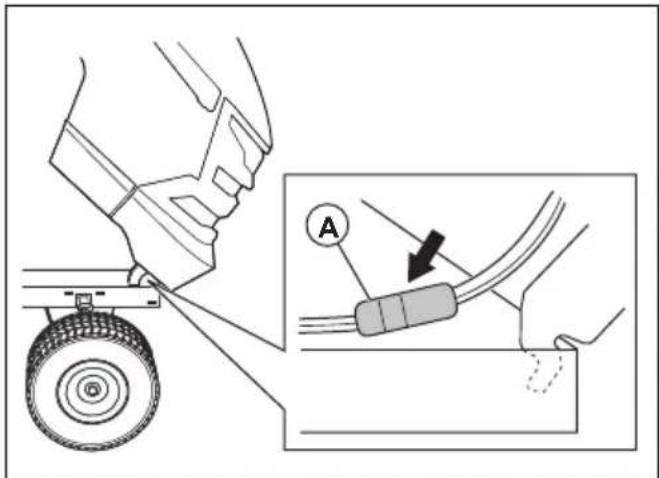 HUSQVARNA TC 242TX - To remove and install the engine cover and the grill assembly - 1