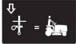 HUSQVARNA TC 242TX - Symbole auf dem Gerät - 44
