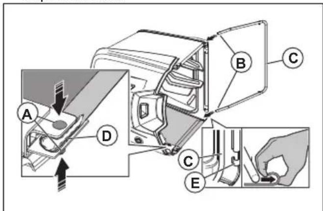 HUSQVARNA TC 242TX - To assemble the grass catcher - 2