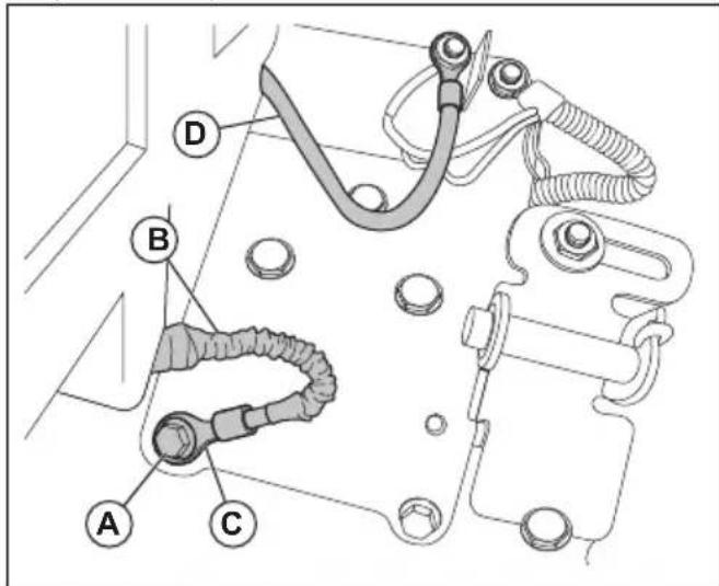 HUSQVARNA TC 242TX - Sostituzione della batteria - 2