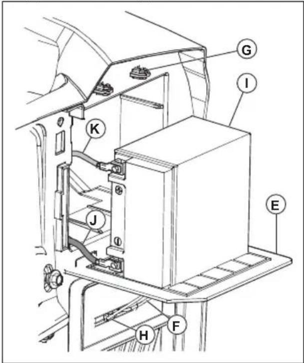 HUSQVARNA TC238TX - Sostituzione della batteria - 3
