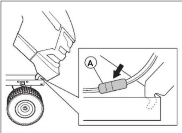 HUSQVARNA TC238TX - De motorkap en grille verwijderen en monteren - 1