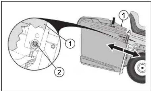 HUSQVARNA TC238TX - De opvangzak afstellen - 1