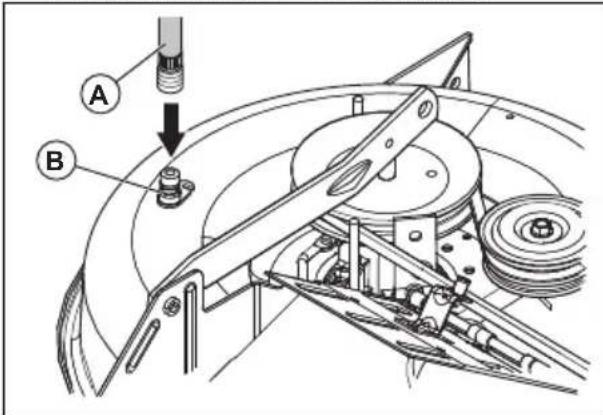 HUSQVARNA TC238TX - To use the deck washout port - 3