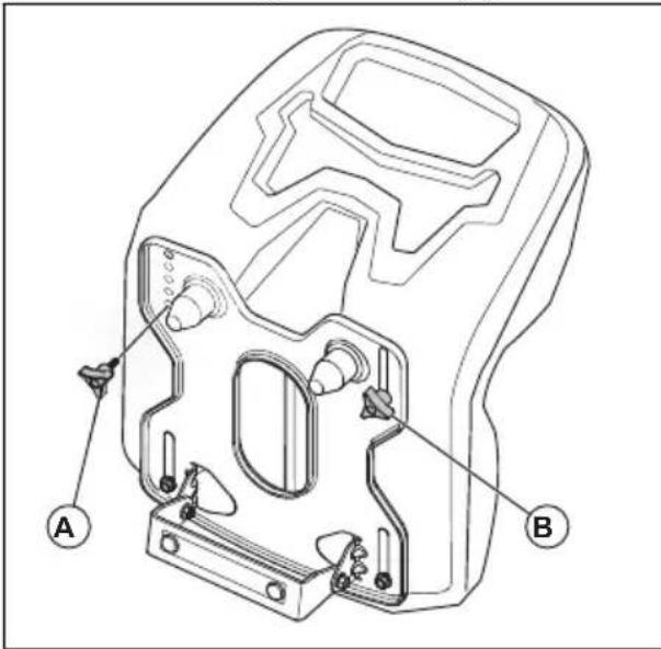 HUSQVARNA TC238TX - To adjust the seat - 1