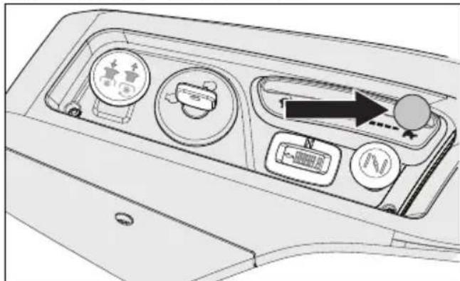 HUSQVARNA Z 242F - Comando dell'acceleratore - 1