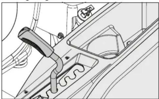 HUSQVARNA Z 242F - Cutting Height Lever - 1