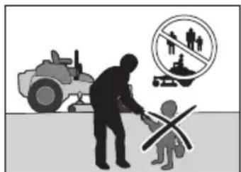 HUSQVARNA Z 242F - Bescherming van kinderen - 1