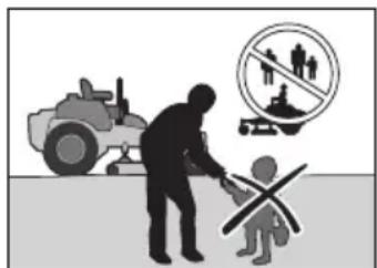 HUSQVARNA Z 242F - Protection des enfants - 1