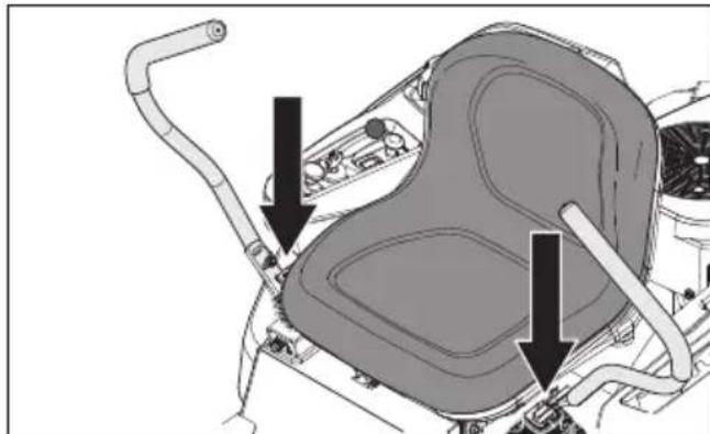 HUSQVARNA Z 242F - Freno di stazionamento - 1