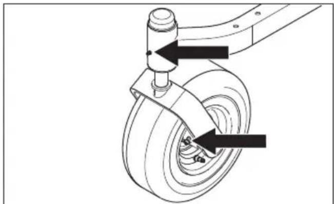 HUSQVARNA Z 242F - Cuscinetti della ruota anteriore - 1
