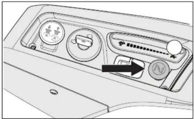 HUSQVARNA Z 242F - Control del estrangulador - 1