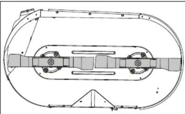HUSQVARNA Z 242F - Leveling deck - 1