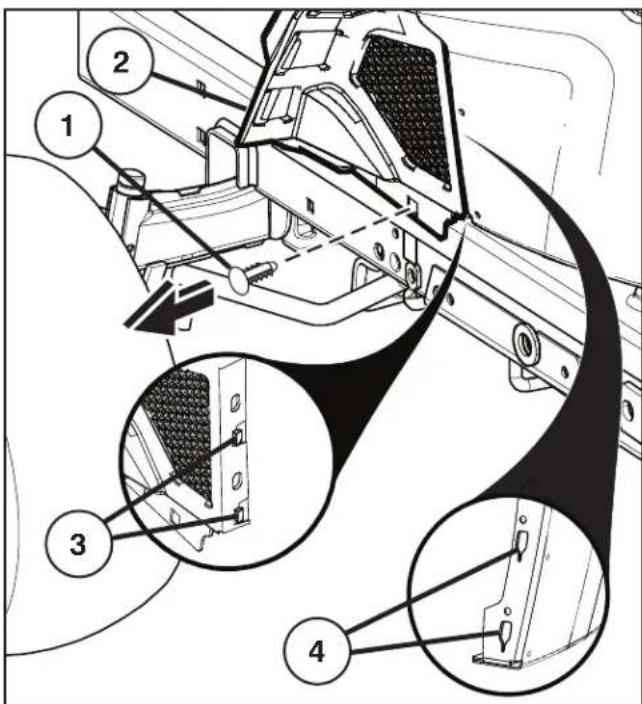 HUSQVARNA TS 142TX - Vidange de I'huile du moteur - 1