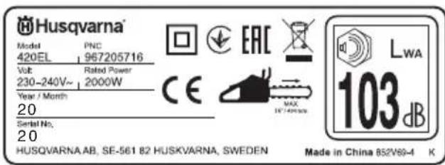HUSQVARNA 418EL - Inhalt der Packung: - 8