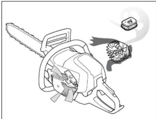 HUSQVARNA 545 II - Luftfiltersystem - 1