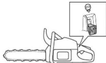 HUSQVARNA 545 II - So prufen Sie den Start-/Stopp-Schalter - 1