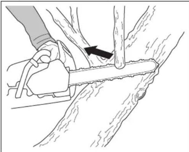 HUSQVARNA 545 II - Pour utiliser la technique d'élagage - 6