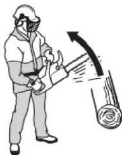 HUSQVARNA 545 II - Informatie over terugslag - 3