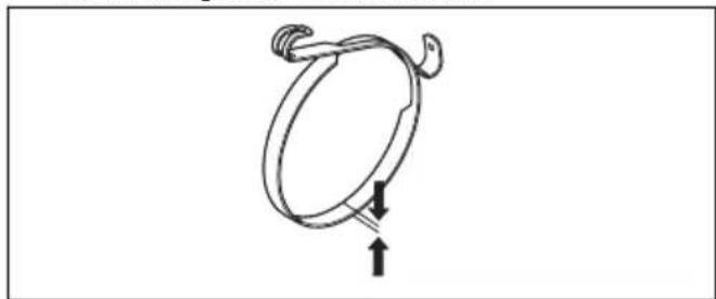HUSQVARNA 545 II - So kontrollieren Sie das Bremsband - 1