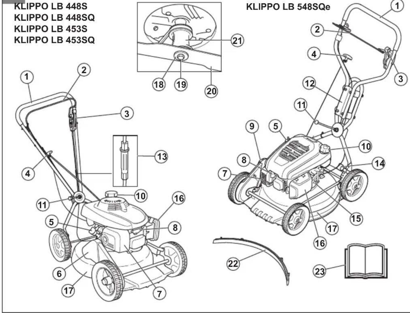 HUSQVARNA KLIPPO LB 453S - 1