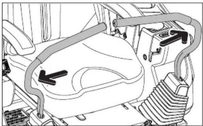 HUSQVARNA Z 448 - Besturingshendels - 1
