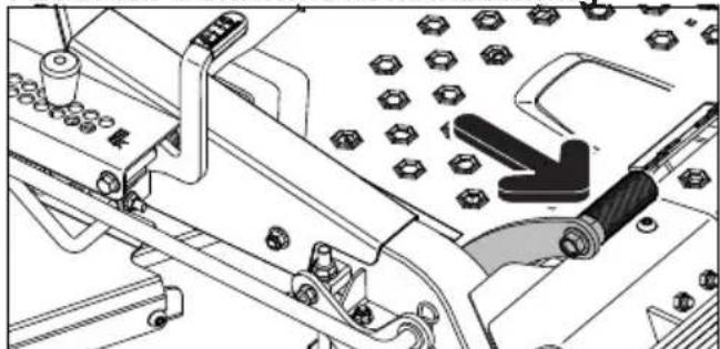 HUSQVARNA Z 448 - Pedal für Schnitthöheneinstellung - 1
