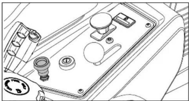 HUSQVARNA Z 448 - Comando della valvola dell'aria - 1