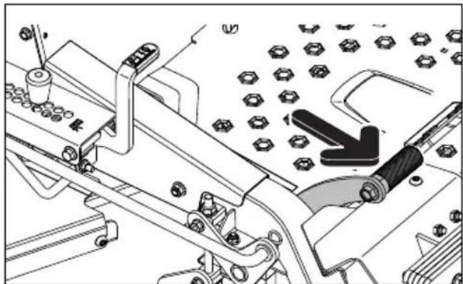 HUSQVARNA Z 448 - Cutting Height Pedal - 1