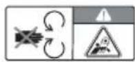 HUSQVARNA Z 448 - SYMBOLENPLAATJES - 15