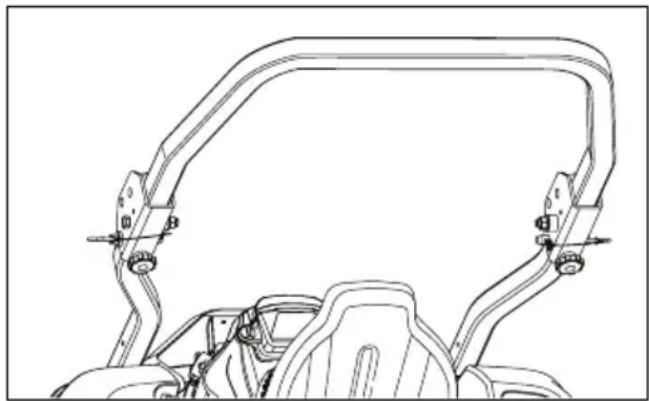 HUSQVARNA Z 448 - Sistema di protezione antiribaltamento - 1
