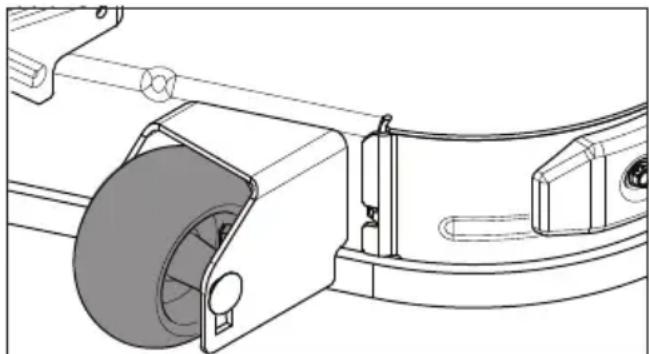 HUSQVARNA Z 448 - Anti-scalp-roller - 1