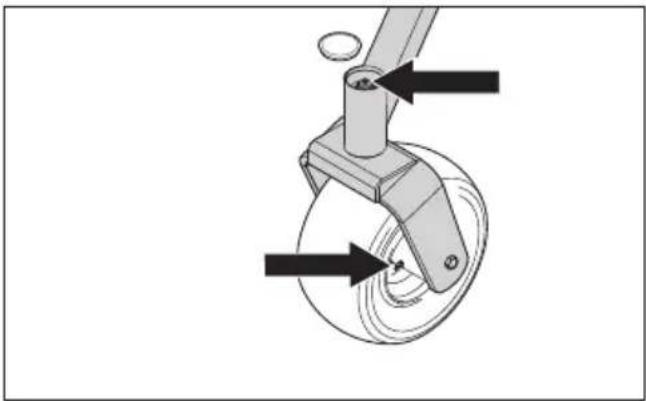 HUSQVARNA Z 560x - Front Wheel Mount - 1
