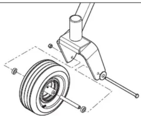 HUSQVARNA Z 560x - Caster Wheels - 1