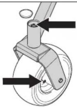 HUSQVARNA Z 560x - Supporto ruota anteriore - 1