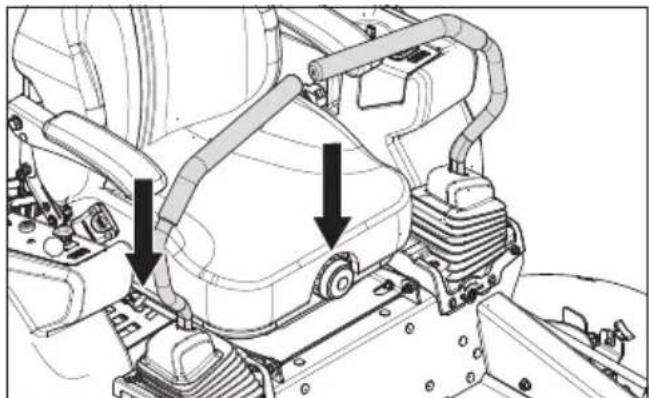 HUSQVARNA Z 560x - Seat Adjustment - 1