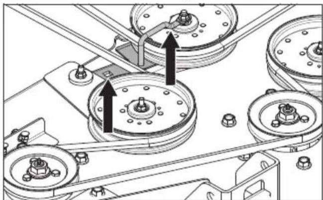 HUSQVARNA Z 560x - Deck Belt Removal - 1