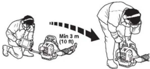HUSQVARNA 570BFS - Remplissage de carburant - 3