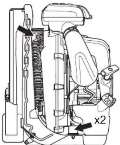 HUSQVARNA 570BFS - Vibration damping system - 2
