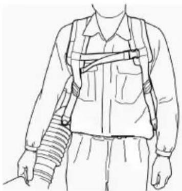 HUSQVARNA 570BFS - Réglage du harnais - 3