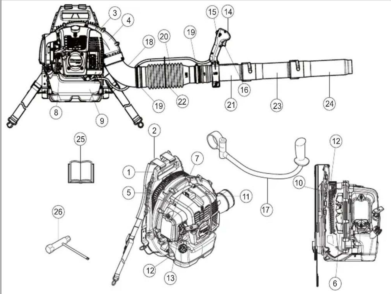 HUSQVARNA 570BFS - WHAT IS WHAT? - 1